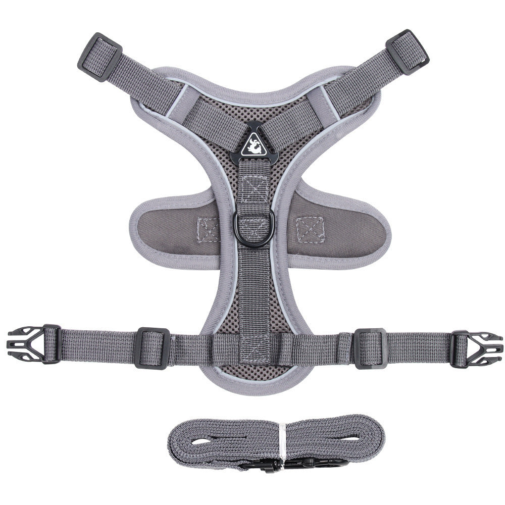 Pet Chest Strap Vest Harness With Leash Set