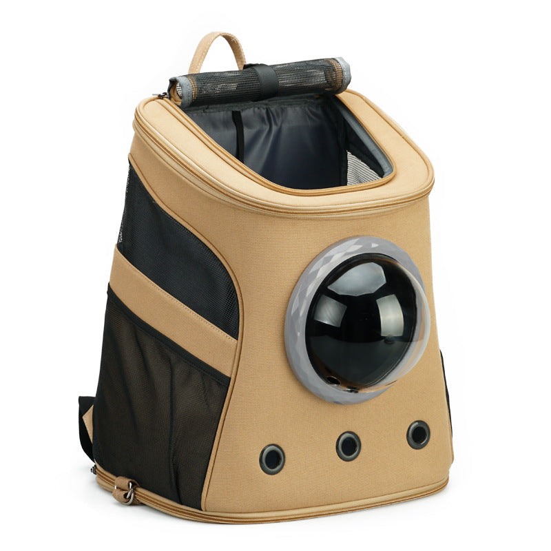 Pet Portable Backpack Style Carrier For Medium Sized Pets