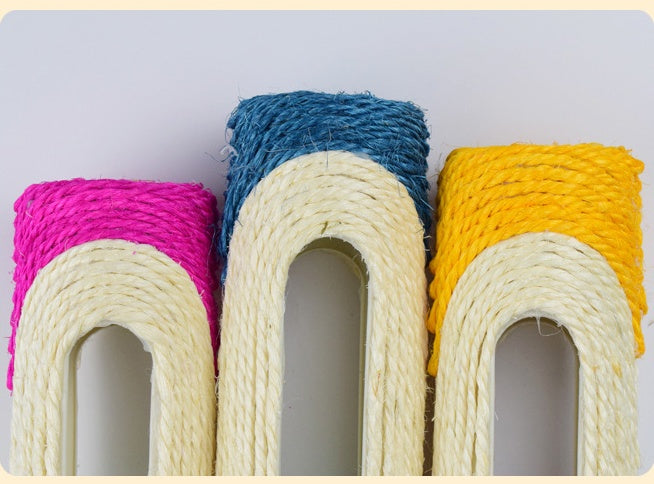 Long Sisal Drum Pet Toys Set Of Three
