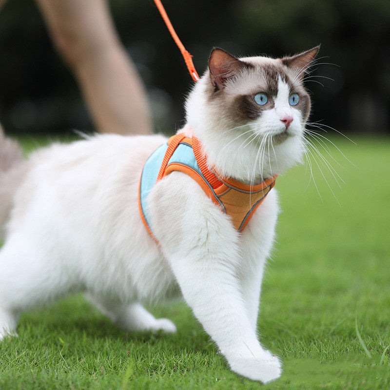 Pet Anti-Escape Reflective Harness Leash Set