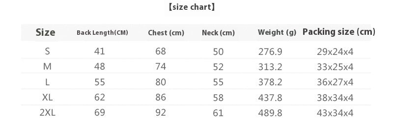 Pet Winter Outdoor Shell Ski Jacket Apparel