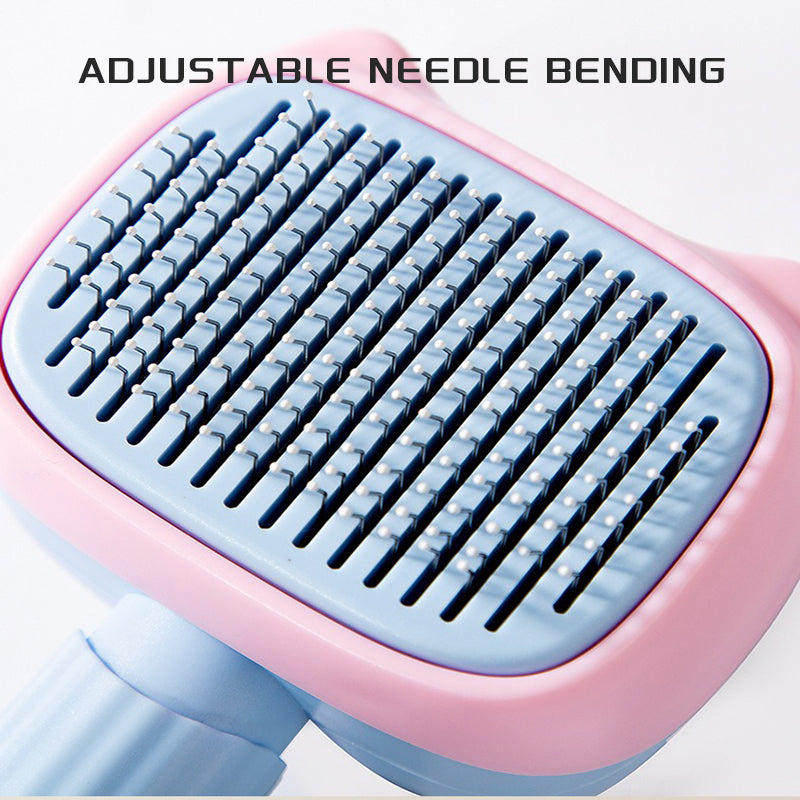 Pet Deshedding And Dematting Grooming Brush For Hair Control