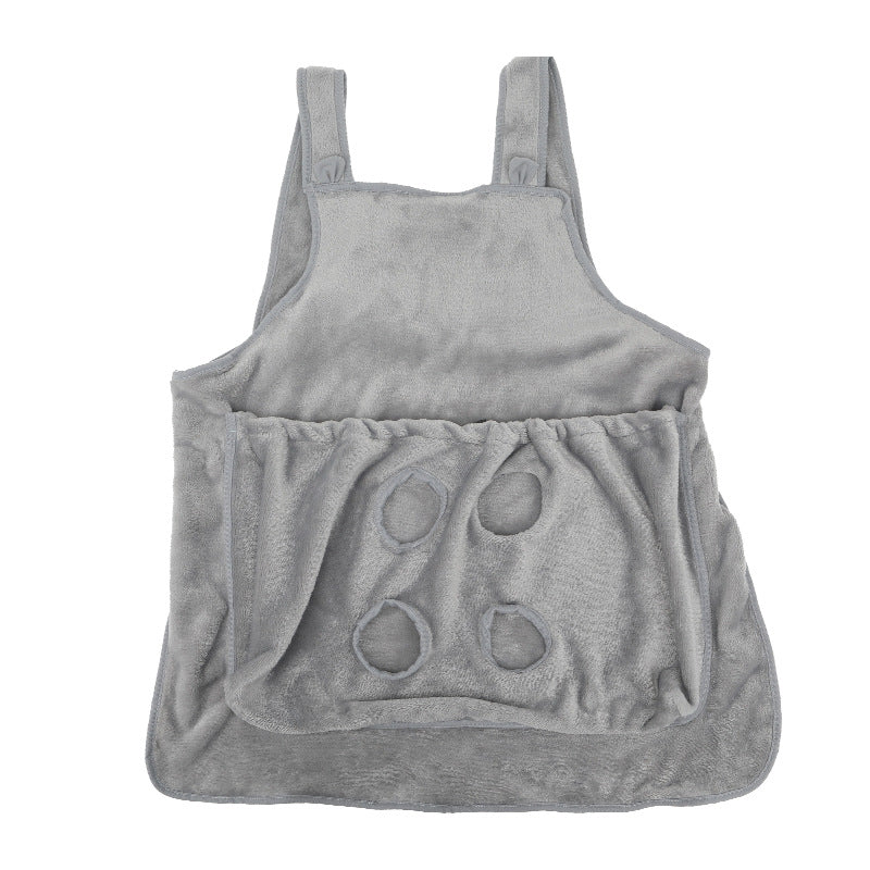 Portable Pet Carrier Chest Bag Plush Sleeping Travel Pouch