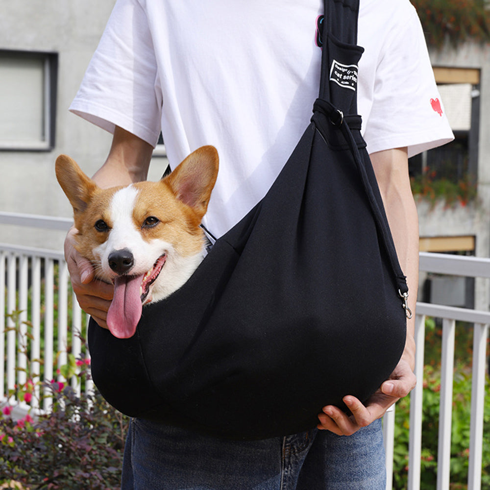 Portable Pet Carrier Shoulder Crossbody Travel Bag Cotton Comfort Tote