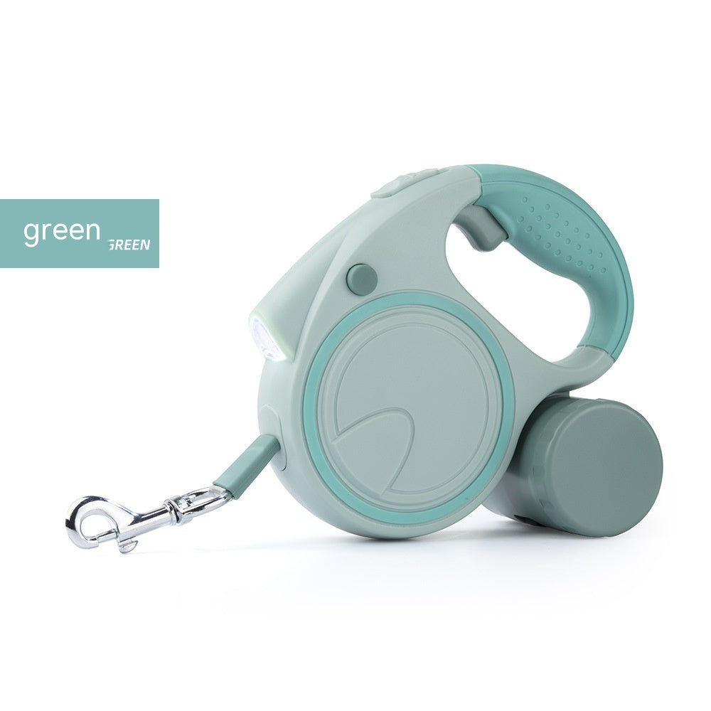 Pet Automatic Retractable LED Flashlight Leash