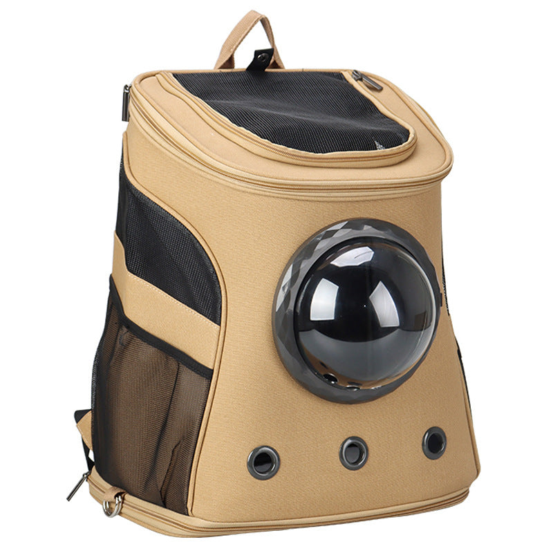Pet Portable Backpack Style Carrier For Medium Sized Pets