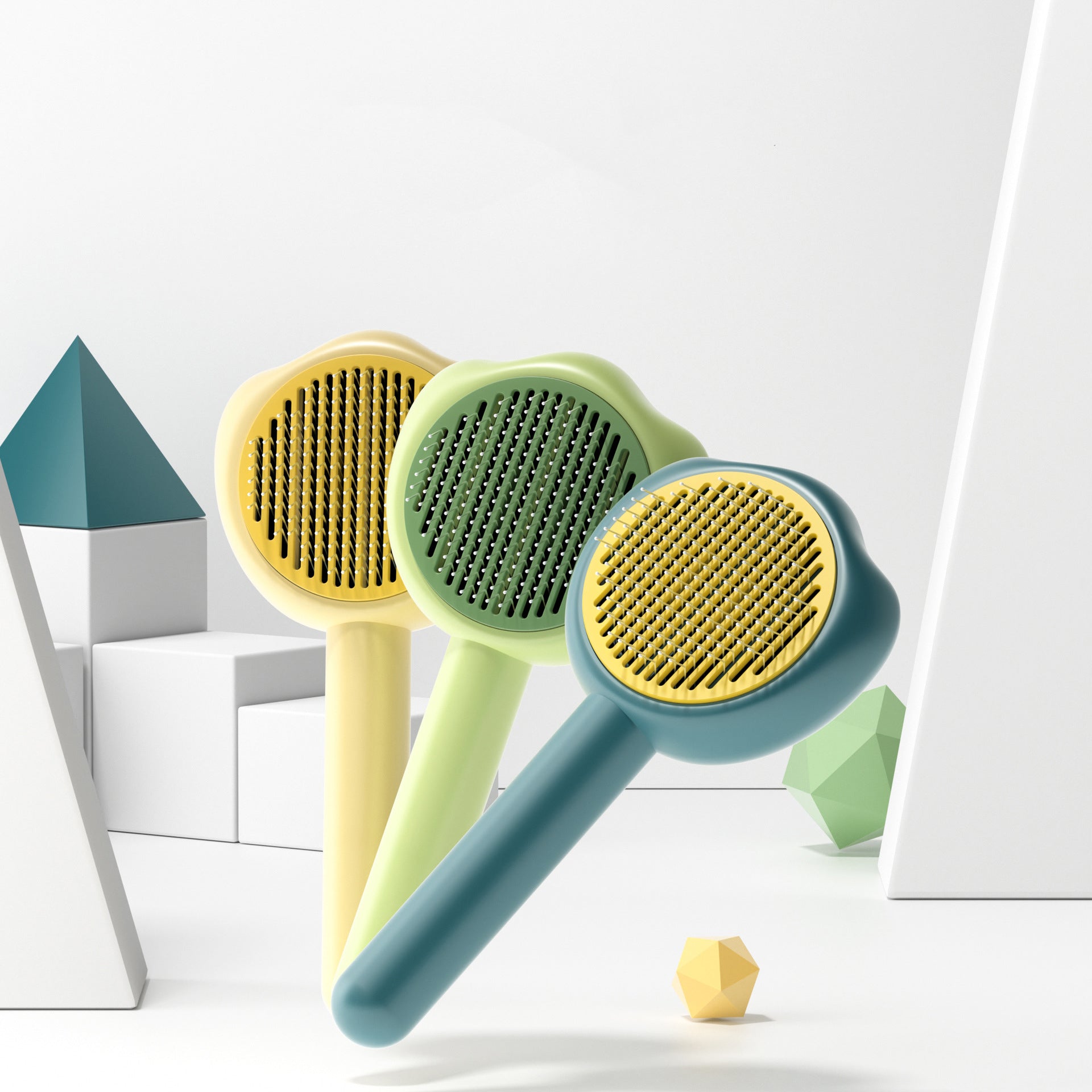 Pet Self-Cleaning Grooming Comb Hair Removal Cleaning Tool